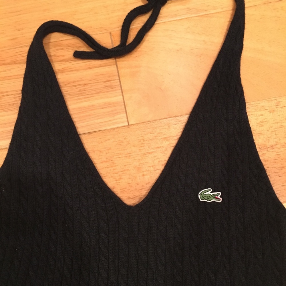 Lacoste halter top sweater